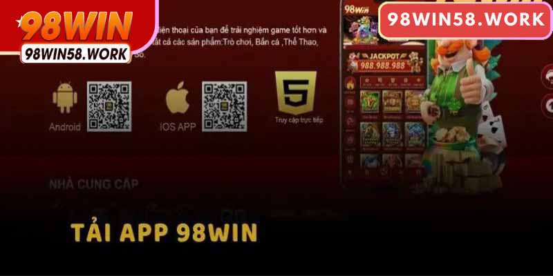 phương pháp Tải app 98win cho máy iOS