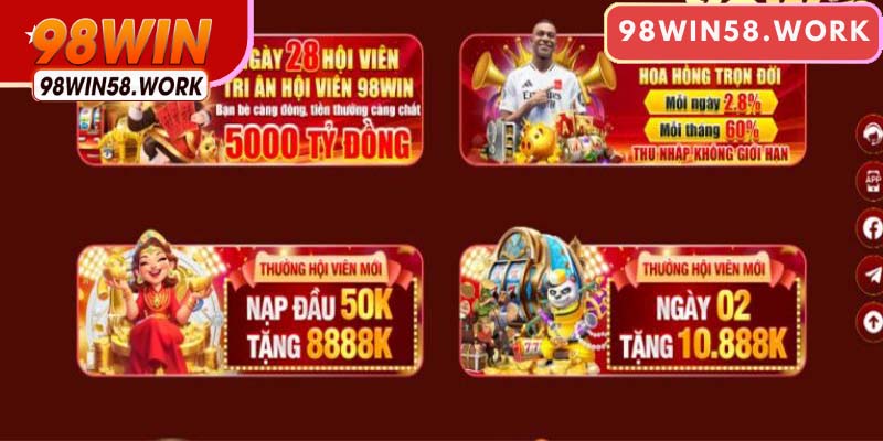 Tìm hiểu đôi nét về chương trình khuyến mãi 98Win